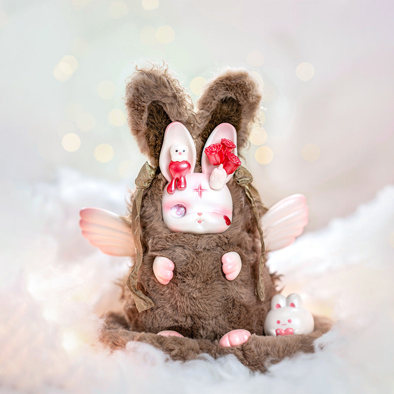 Complete LoLoan Confession Flower Language Plush Blind Box Cute Plush Doll Resin Figurine Trendy Cross-Border Hand-Made Blind Box Item
