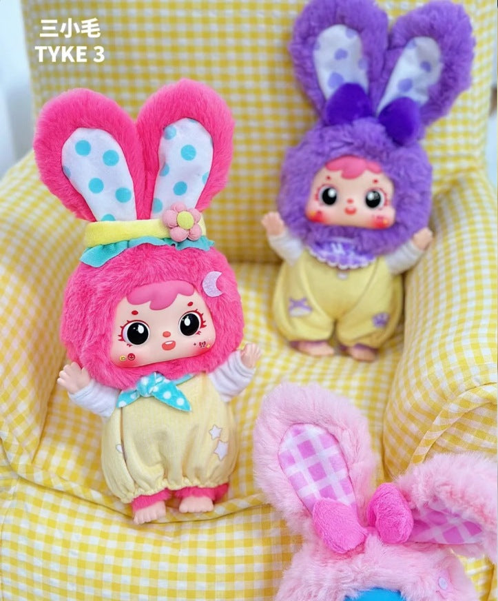 完成Baby Three Years Old Little Three-Haired Plush Series Genuine Blind Box Trendy Toy Doll Gift Decoration Toy
