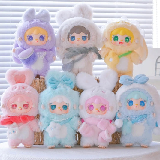 Complete In Stock Yooki Oxygen 3rd Generation Warm Bunny Plush Series Blind Box Trendy Toy Figurine Cute Girl Hand Figure